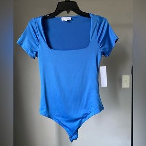 New with tags blue bodysuit  size M